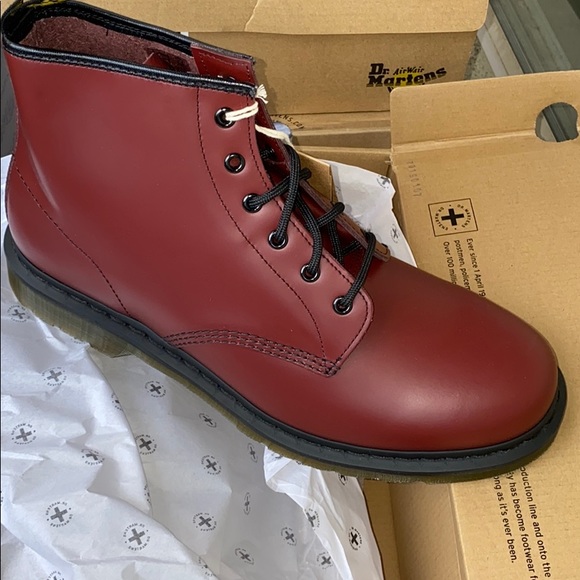 🔥 Dr. Martens Men's 101 Boot Cherry NWT - Picture 4 of 7